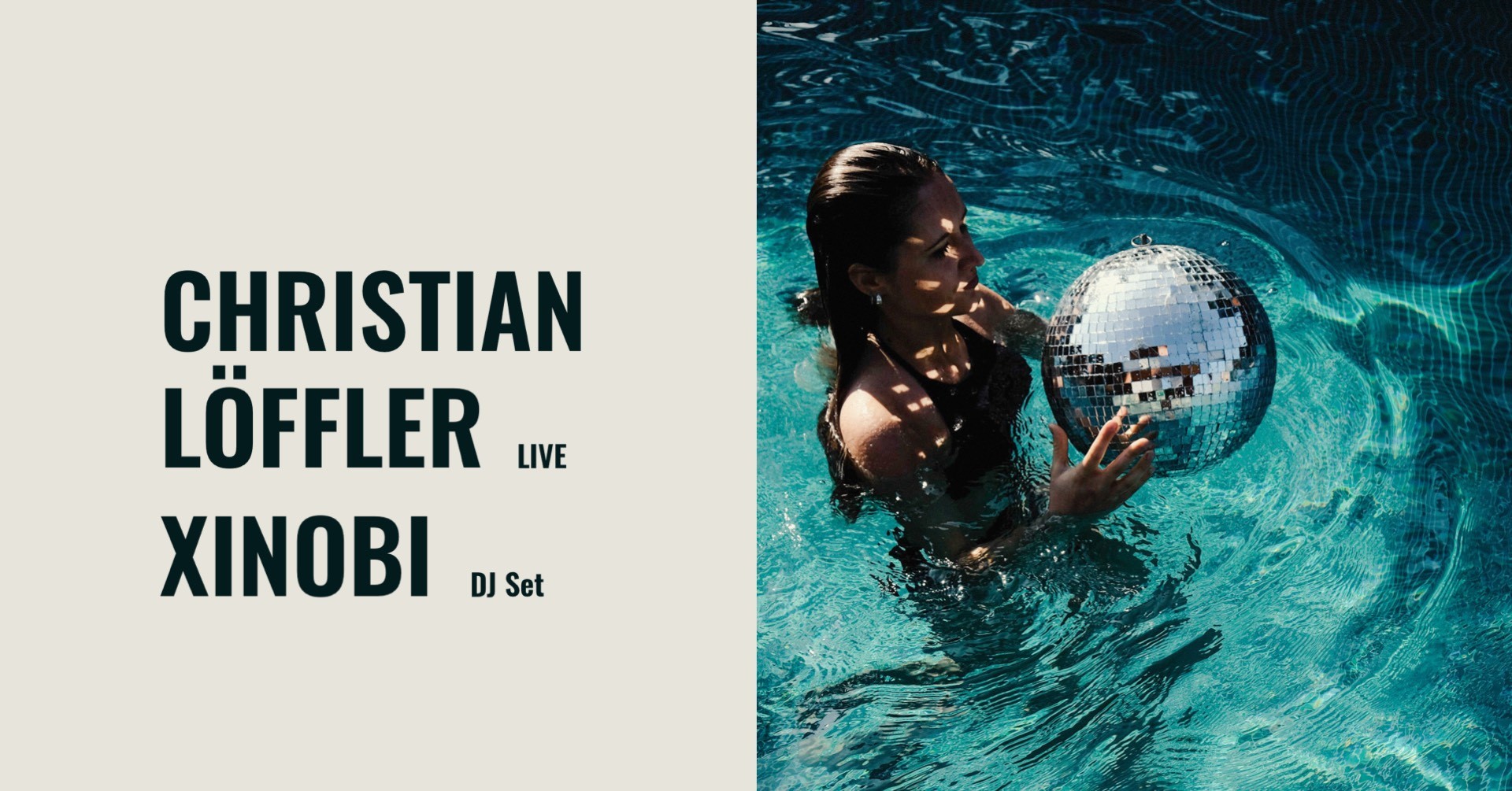 Sunsets by the Pool:  Christian Löffler (live) + Xinobi (DJ Set)
